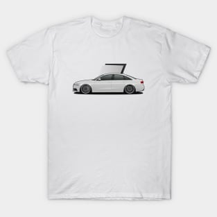 White A6 C7 stance T-Shirt